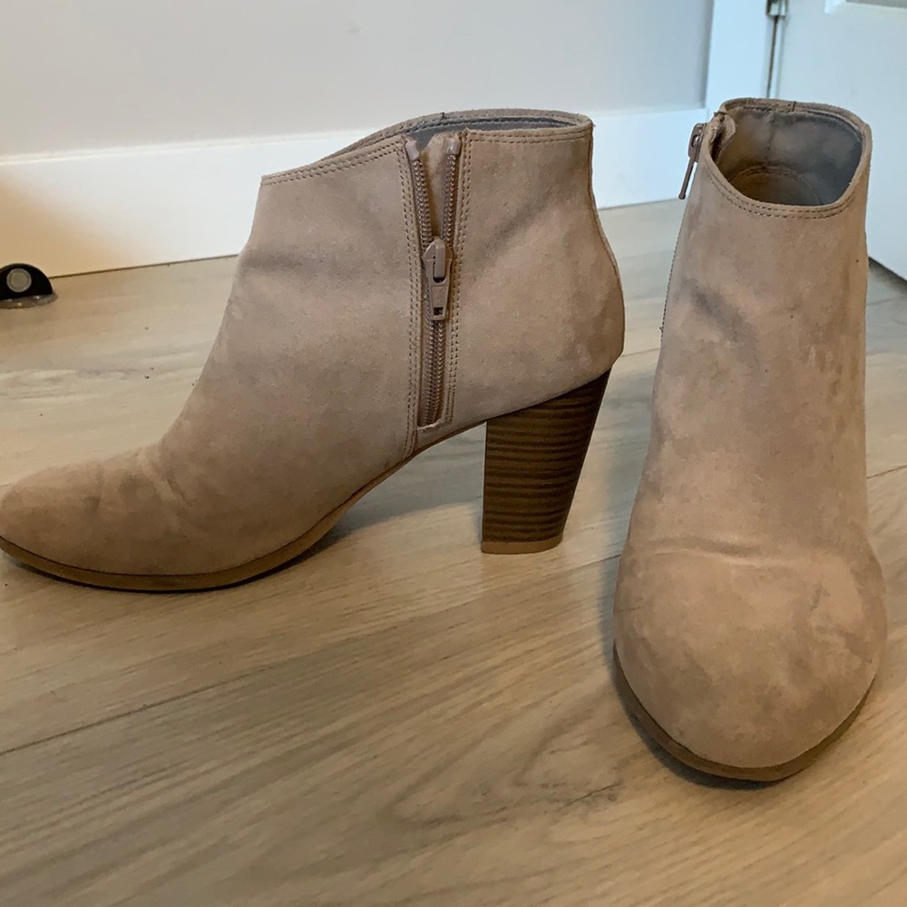 Faux Suede Booties
